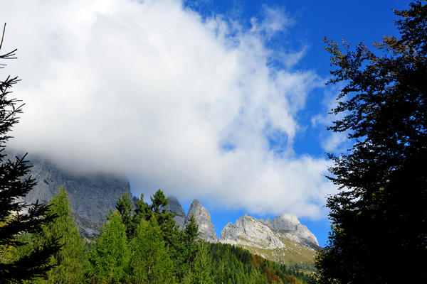 rifugio Scarpa, monte Agner, malga Col di Luna, Frassené Agordino
