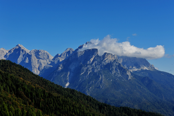 rifugio Scarpa, monte Agner, malga Col di Luna, Frassené Agordino
