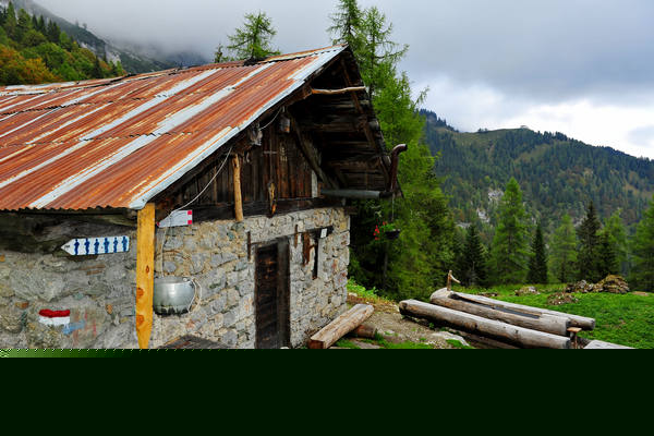 rifugio Scarpa, monte Agner, malga Col di Luna, Frassené Agordino