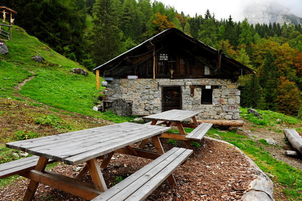 rifugio Scarpa, monte Agner, malga Col di Luna, Frassené Agordino