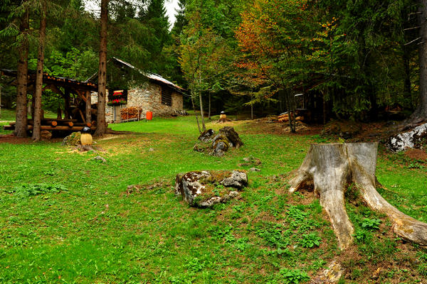 rifugio Scarpa, monte Agner, malga Col di Luna, Frassené Agordino