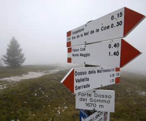 ex forte Dosso delle Somme a Serrada di Folgaria