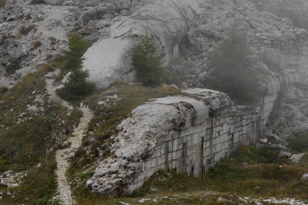 ex forte Dosso delle Somme a Serrada di Folgaria