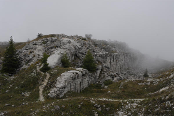 ex forte Dosso delle Somme a Serrada di Folgaria