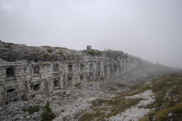 ex forte Dosso delle Somme a Serrada di Folgaria