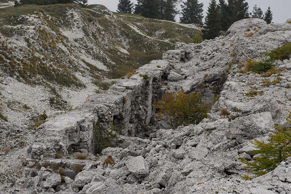 ex forte Dosso delle Somme a Serrada di Folgaria