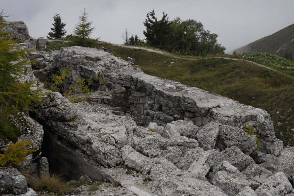 ex forte Dosso delle Somme a Serrada di Folgaria