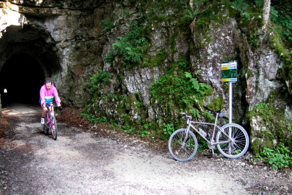 pista ciclabile del trenino