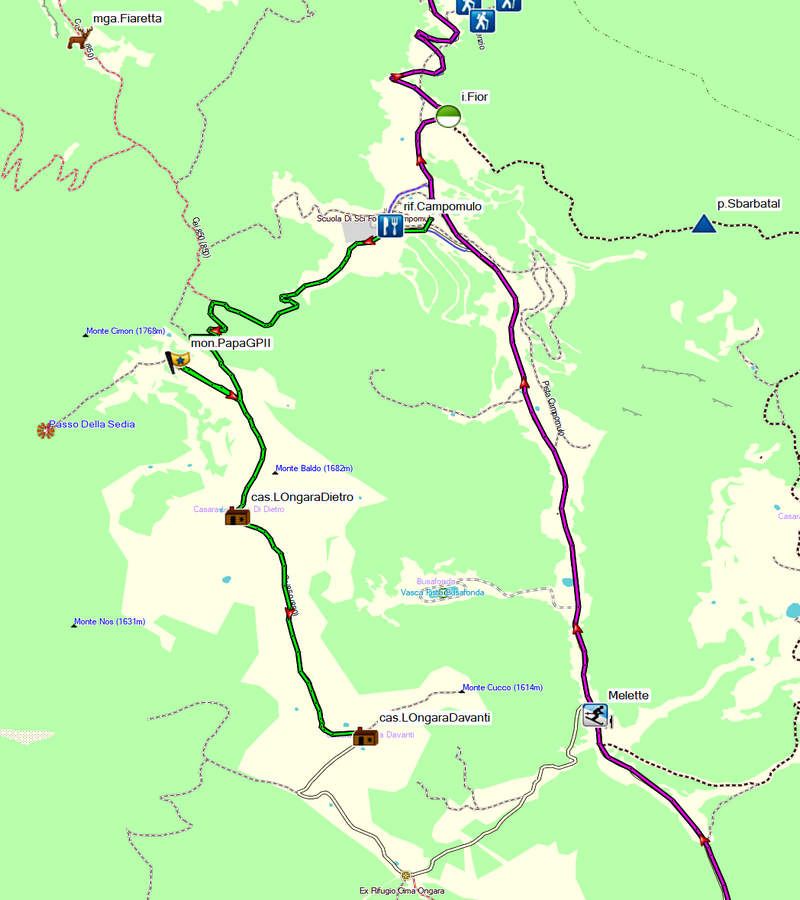 escursione Campomulo malga LOngara