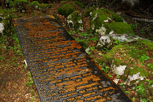 Sentiero del Silenzio, Porta della Memoria, Campomuletto di Gallio