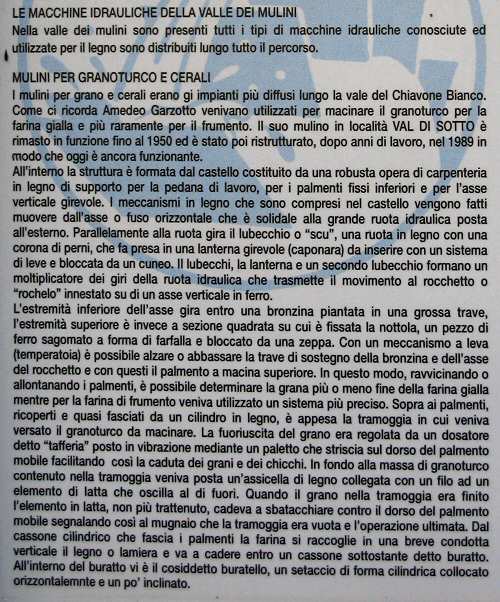 Lusiana - valle dei mulini