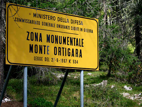 zona monumentale del monte Ortigara - altopiano di Asiago 7 Comuni