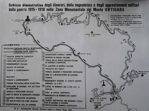 zona monumentale del monte Ortigara - altopiano di Asiago 7 Comuni