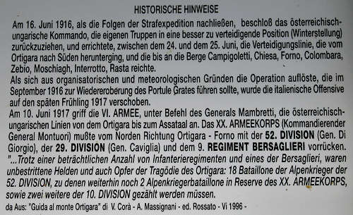 zona monumentale del monte Ortigara - altopiano di Asiago 7 Comuni