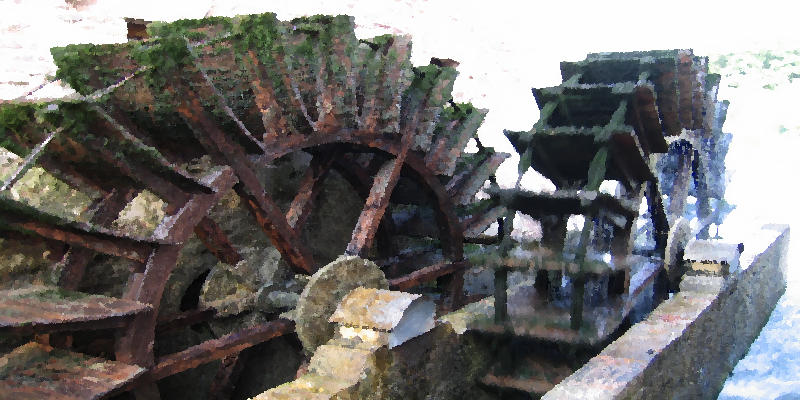 itinerari d'arte, mulini magli e ruote idrauliche