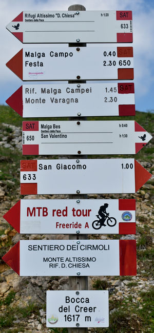 Bocca del Creer, rifugio Graziani, monte Baldo