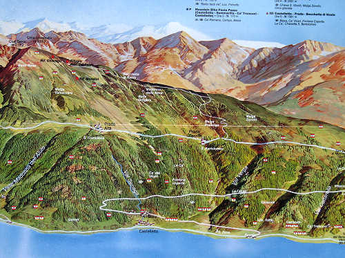 Brenzone - monte Baldo e lago di Garda
