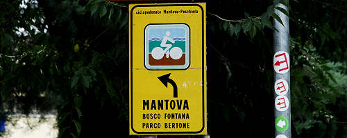 ciclovia del fiume Mincio, Mantova Peschiera