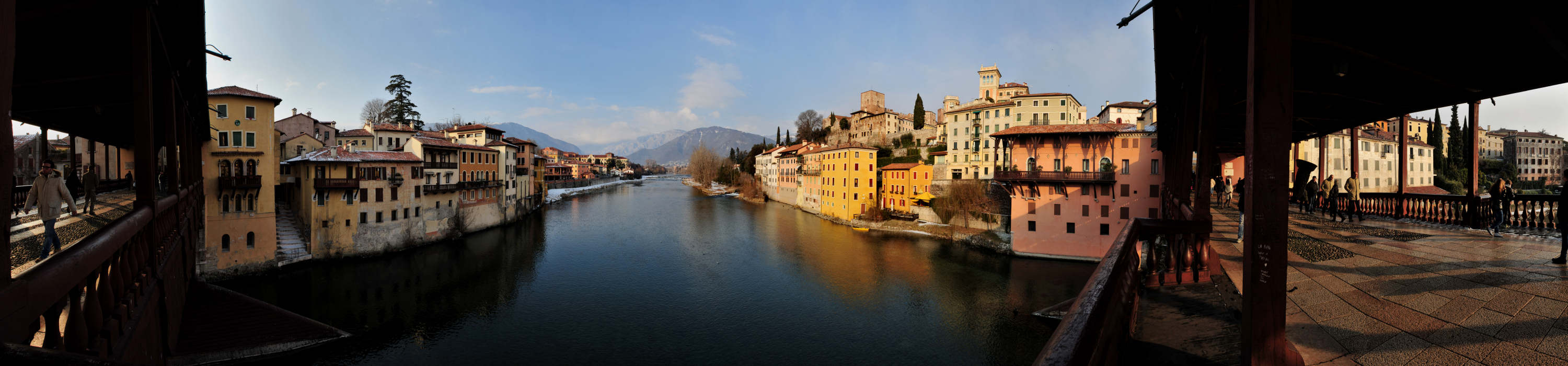 Bassano del Grappa, Ponte degli Alpini, fiume Brenta