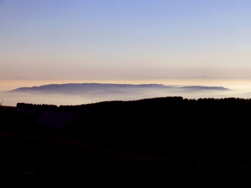 foto tramonto Rubbio