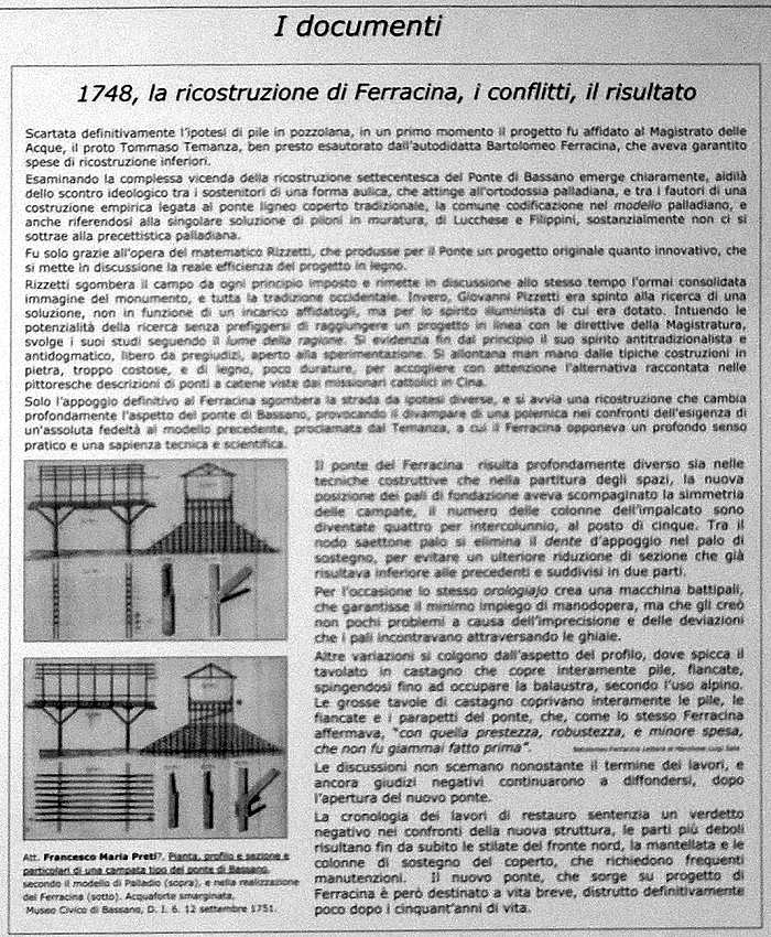 storia del Ponte Vecchio sul fiume Brenta a Bassano del Grappa