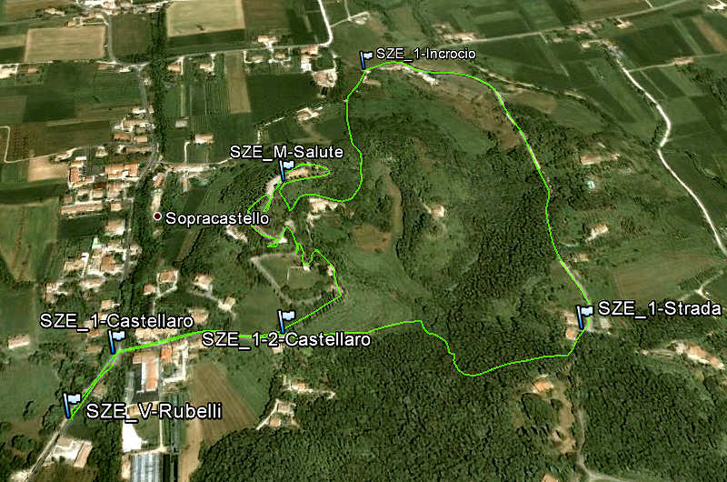 San Zenone degli Ezzelini, sentiero del Castellaro