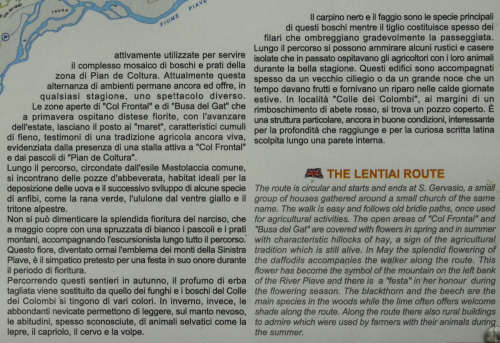 sentiero natura San Gervasio - Colderù di Lentiai - Valbelluna