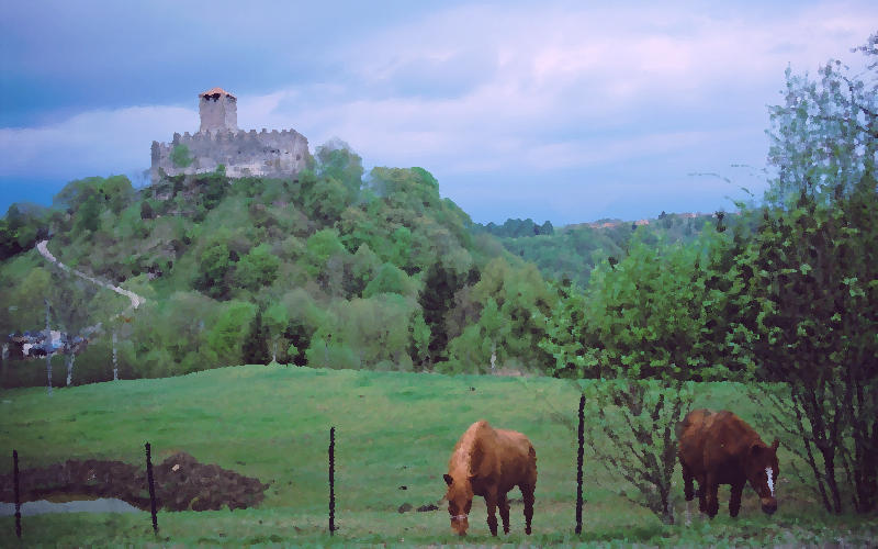 Castello Zumelle a Tiago di Mel