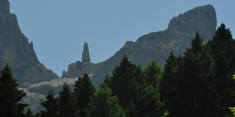 Schiara, Gusela del Vescovà dal Pian dei Gat