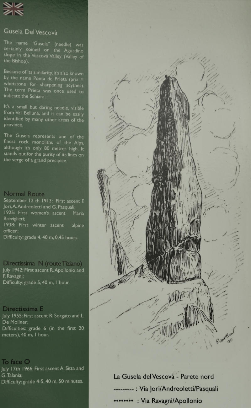 Vie e Ferrate sul monte Schiara