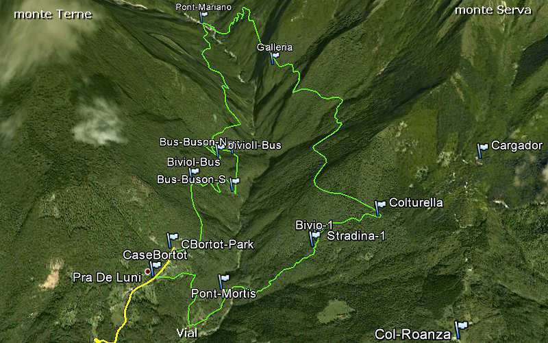 Forre dell'Ardo, monte Schiara-Serva