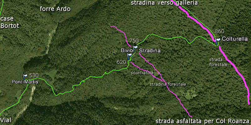 Forre dell'Ardo, monte Schiara-Serva