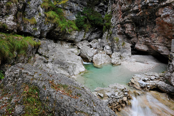 Cascate La Soffia, valle del Mis Gena Bassa Monti del Sole, Sospirolo