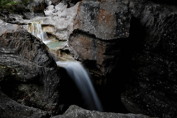 Cascate La Soffia, valle del Mis Gena Bassa Monti del Sole, Sospirolo