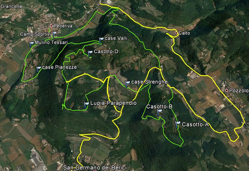 passeggiata da Pederiva di Grancona al monte Faeo-Lupia e ai casotti di San Germano