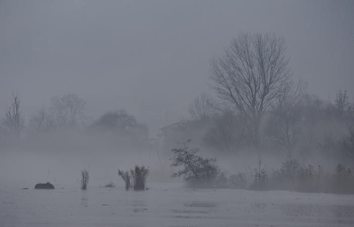 fotografie invernali sul Lago di Fimon, Arcugnano Colli Berici, Vicenza