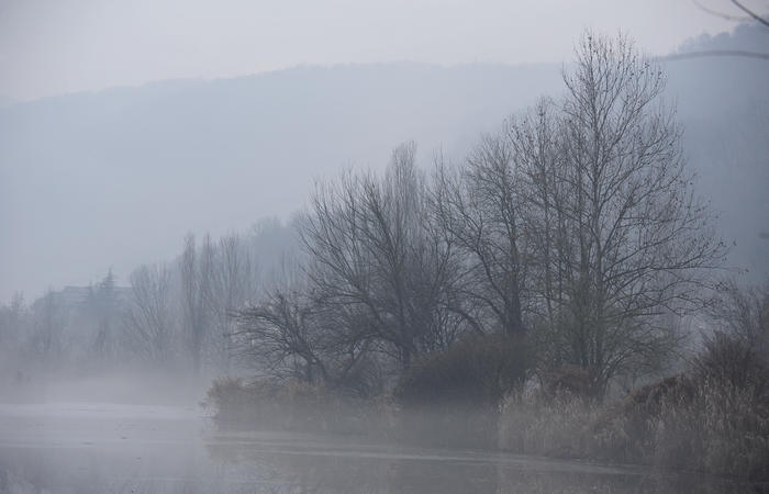 fotografie invernali sul Lago di Fimon, Arcugnano Colli Berici, Vicenza