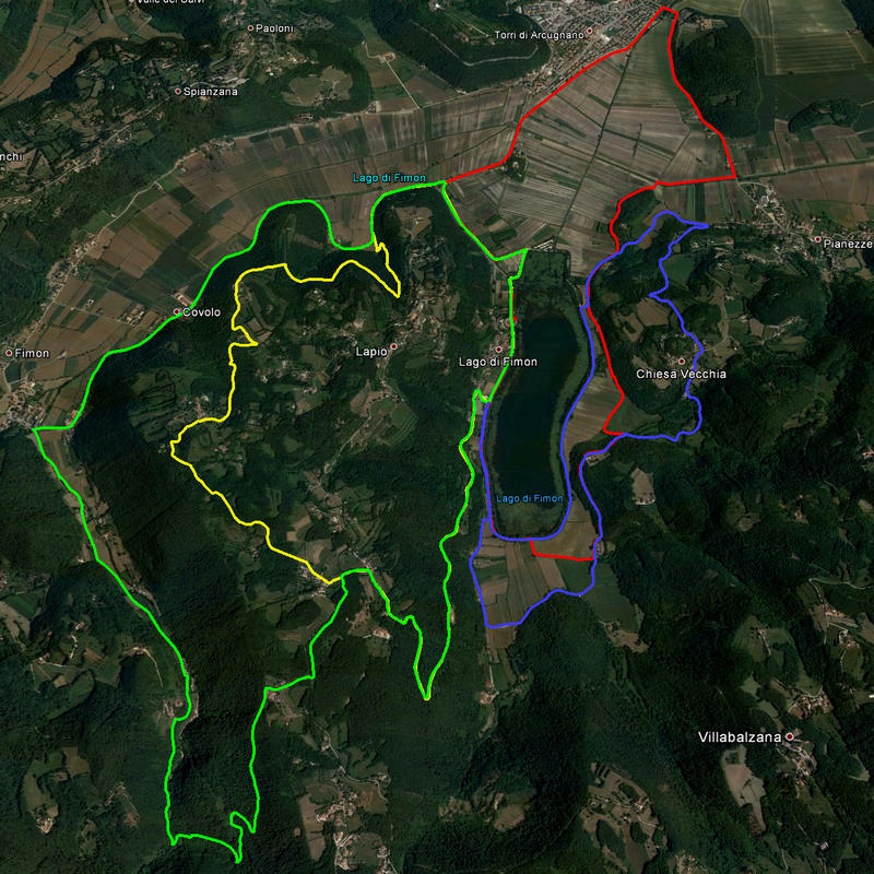 nordic walking nella Valle di Fimon ad Arcugnano
