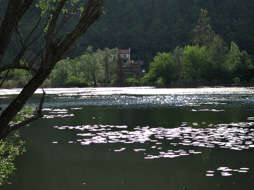 Valli di Fimon e lago di Fimon ad Arcugnano nei Colli Berici