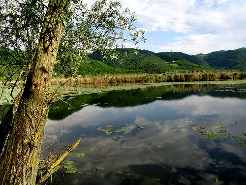 Valli di Fimon e lago di Fimon ad Arcugnano nei Colli Berici