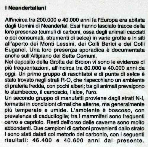 Area archeologica del Broion, Lumignano di Longare