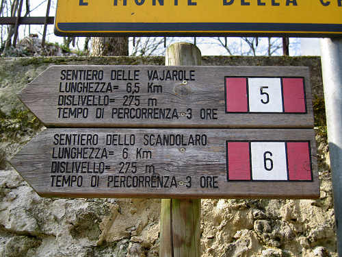 sentieri a Lumingano di Longare, Riviera Berica Colli Berici