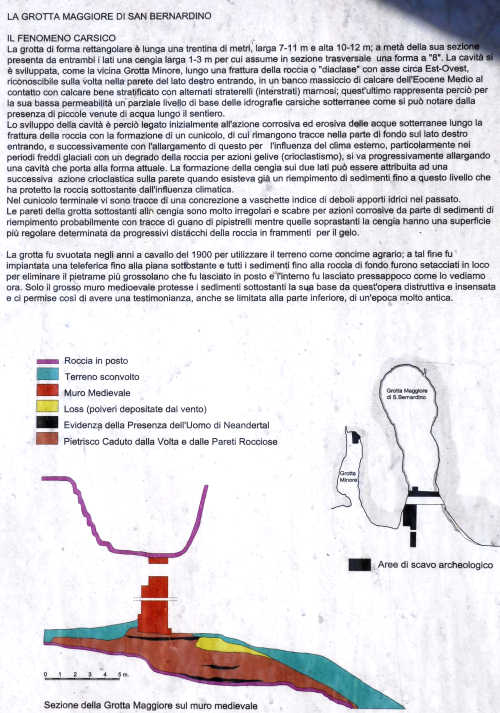 Grotta San Bernardino a Mossano, Monti Berici, Vicenza