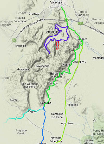 Vicenza Fimon Longare Noventa Vicentina Sossano Cologna Veneta Montagnana