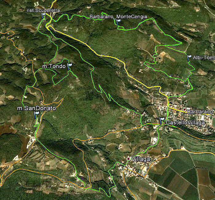 Villaga, Pozzolo, San Donato, Scudellette, Barbarano