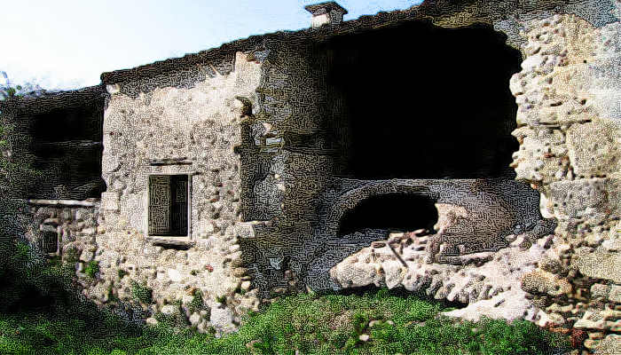 forno per pane presso le Scudellette