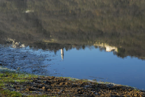 luci d'inverno al lago di Fimon, nei colli Berici