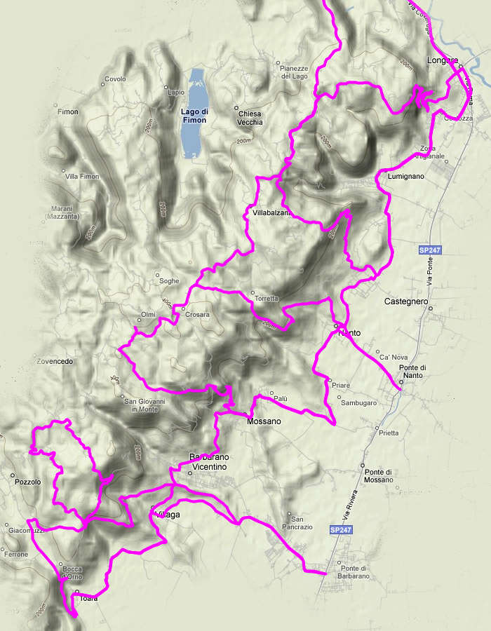 Mtb riviera berica, Vicenza