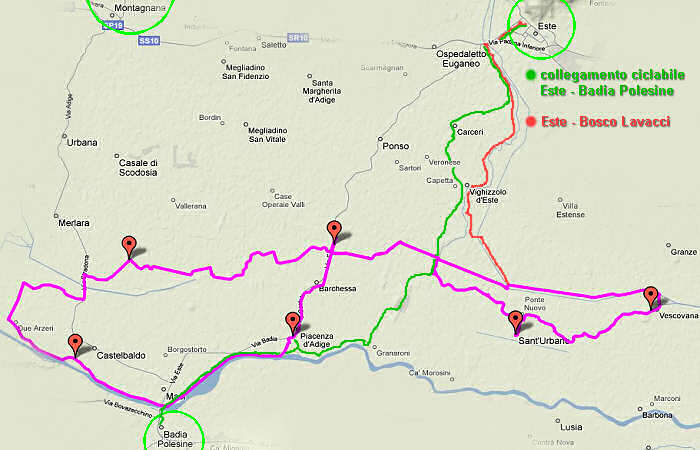 Frassine, Fratta, Gorzone