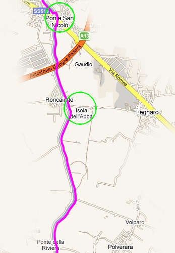 da Padova a Chioggia lungo il fiume Bacchiglione